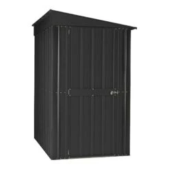 4' X 6' Globel Lean To Anthracite Grey Metal Shed (1.24m X 1.8m) 21 4' X 6' Globel Lean To Anthracite Grey Metal Shed (1.24m X 1.8m) -Halls || Lifetime || Keter Sales lotus46ltag lotus 4x6 lean to anthracite cutout1