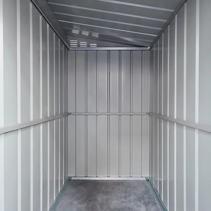 4' X 6' Globel Lean To Anthracite Grey Metal Shed (1.24m X 1.8m) 6 4' X 6' Globel Lean To Anthracite Grey Metal Shed (1.24m X 1.8m) - Image 6