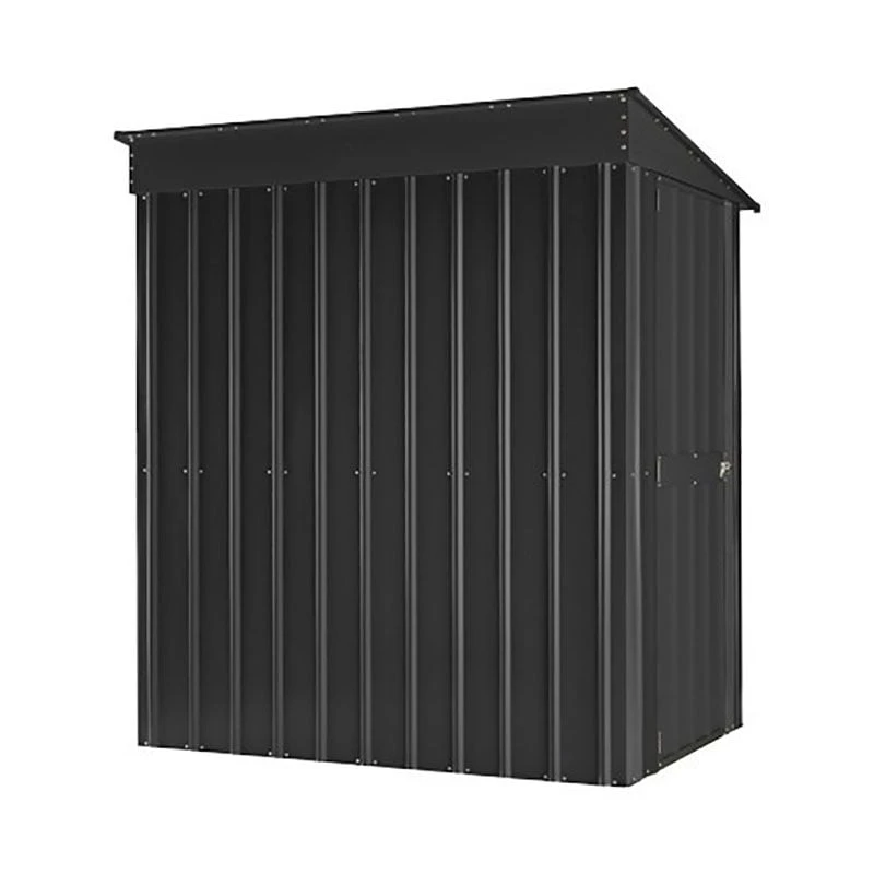 4' X 6' Globel Lean To Anthracite Grey Metal Shed (1.24m X 1.8m) 7 4' X 6' Globel Lean To Anthracite Grey Metal Shed (1.24m X 1.8m) - Image 7