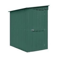 4' X 6' Globel Heritage Green Lean-To Metal Shed (1.24m X 1.8m)