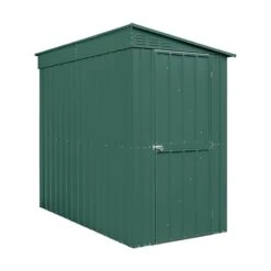 4' X 8' Globel Lean-To Heritage Green Metal Shed (1.24m X 2.42m) -Halls || Lifetime || Keter Sales lotus4x8leantohgs 4x8 lotus lean to green metal shed cutout2 min