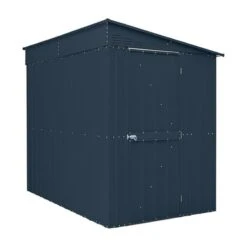 5' X 8' Globel Lean To Anthracite Grey Metal Shed (1.55m X 2.42m) -Halls || Lifetime || Keter Sales lotus5x8leantoags 5x8 lotus lean to grey metal shed cutout3 min