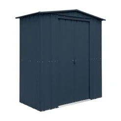 6' X 3' Globel Anthracite Grey Metal Shed (1.84m X 0.92m) -Halls || Lifetime || Keter Sales lotus63agbun 6x3 lotus anthracite grey metal shed cutout1 min