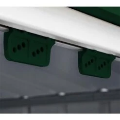 6' X 5' Globel Heritage Green Apex Metal Shed (1.84m X 1.54m) -Halls || Lifetime || Keter Sales lotus65hgsolid 6x5 green no4