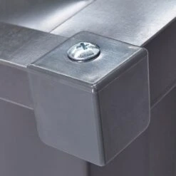 6' X 5' Globel Anthracite Grey Apex Metal Shed (1.71m X 1.44m) -Halls || Lifetime || Keter Sales lotus6x5ags 6x5 lotus anthracite grey apex metal shed corner min