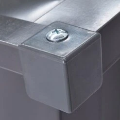 8' X 6' Globel Anthracite Grey Apex Metal Shed (2.34m X 1.75m) -Halls || Lifetime || Keter Sales lotus8x6ags 8x6 lotus anthracite grey apex metal shed corner min