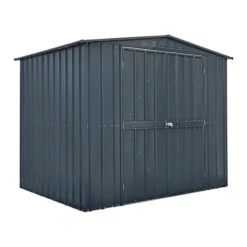 8' X 6' Globel Metal Shed & Mobility Scooter Store (2.45m X 1.85m) -Halls || Lifetime || Keter Sales lotus8x8agdh 8x6 lotus metal shed mobility scooter store cutout1 min