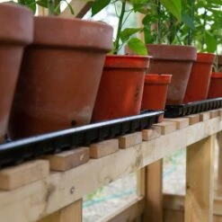 8'x6' Forest Vale Victorian Wooden Greenhouse (2.4x1.8m) - Installation Included -Halls || Lifetime || Keter Sales m8x6ghin5 min