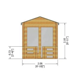 Shire Maulden 2.1m X 2.9m Log Cabin Summerhouse (19mm) -Halls || Lifetime || Keter Sales maulden master 7x7 1 03