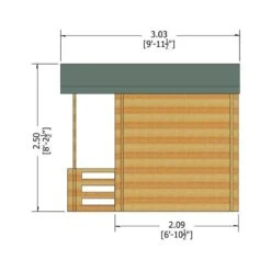Shire Maulden 2.1m X 2.9m Log Cabin Summerhouse (19mm) -Halls || Lifetime || Keter Sales maulden master 7x7 1 05 j