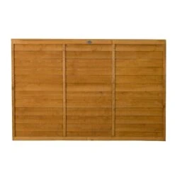 Forest 6' X 4' Straight Cut Overlap Fence Panel (1.83m X 1.22m) -Halls || Lifetime || Keter Sales olfp46 4x6 cutout1 min