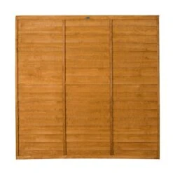 Forest 6' X 6' Straight Cut Overlap Fence Panel (1.83m X 1.83m) -Halls || Lifetime || Keter Sales olfp66 6x6 cutout1 min