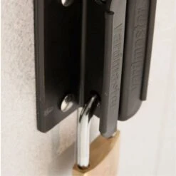 6' X 4' Yardmaster Castleton Anthracite Metal Shed (1.86m X 1.25m) -Halls || Lifetime || Keter Sales padlockable door handles 22 1