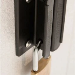 8' X 4' Yardmaster Pent Metal Shed 84PZ (2.38m X 1.19m) -Halls || Lifetime || Keter Sales padlockable door handles 8 1 1