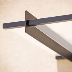 10' X 3' Palram Canopia Nancy 3000 Door Canopy - Grey (3.01m X 0.94m) -Halls || Lifetime || Keter Sales palram canopia door awnings nancy grey features 1 steel brackets