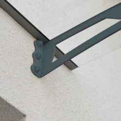 Palram Canopia Aquila 2050 Clear Door Canopy -Halls || Lifetime || Keter Sales palram awnings aquila grey clear wall mounting min