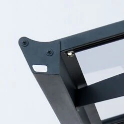 Palram Canopia Vega Grey 2000 Clear Door Canopy -Halls || Lifetime || Keter Sales palram canopies vega 2000 gutter