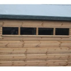 8' X 6' Traditional Shiplap Pent Security Wooden Garden Shed (2.44m X 1.83m) -Halls || Lifetime || Keter Sales pent security sheds feature1 min 6