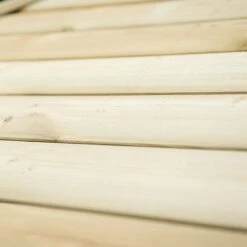 17'x12' (5.1x3.6m) Premium Oval Wooden Garden Gazebo With Timber Roof - Seats Up To 22 People -Halls || Lifetime || Keter Sales pog51mttin traditional timber roof