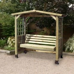 Pantheon Poseidon Swing Garden Arbour Seat 6'x3'