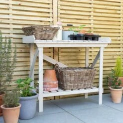 Wooden Potting Bench -Halls || Lifetime || Keter Sales ptwb 2