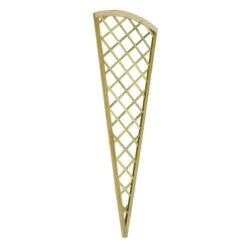 6' X 2' Forest Hidcote Decorative Diamond Lattice Fan Trellis (1.8m X 0.61m) -Halls || Lifetime || Keter Sales rffl06hd 6x2 forest hidcote fan trellis render2 min