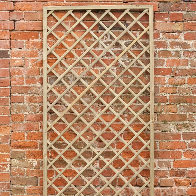 Forest 6' X 3' Hidcote Decorative Diamond Wooden Lattice Trellis (1.8m X 0.9m) 1 Forest 6' X 3' Hidcote Decorative Diamond Wooden Lattice Trellis (1.8m X 0.9m)