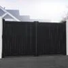 Devon Premium Aluminium Driveway Double Gates - Black