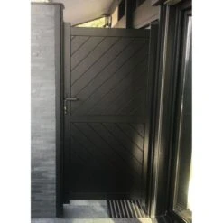 Barnstaple Premium Aluminium Side Gate - Black