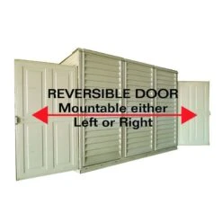 4' X 8' Saffron Lean To Plastic Vinyl Shed (1.21m X 2.39m) -Halls || Lifetime || Keter Sales saffro 1