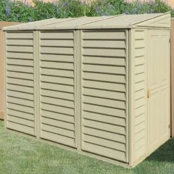 4' X 8' Saffron Lean To Plastic Vinyl Shed (1.21m X 2.39m) -Halls || Lifetime || Keter Sales saffro 2