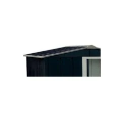 8' X 6' Sapphire Apex Anthracite Metal Shed (2.62m X 1.82m) -Halls || Lifetime || Keter Sales sapphire anthracite roof 3