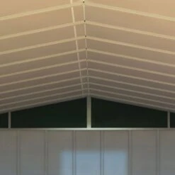 8' X 6' Sapphire Apex Anthracite Metal Shed (2.62m X 1.82m) -Halls || Lifetime || Keter Sales sapphire roof 7