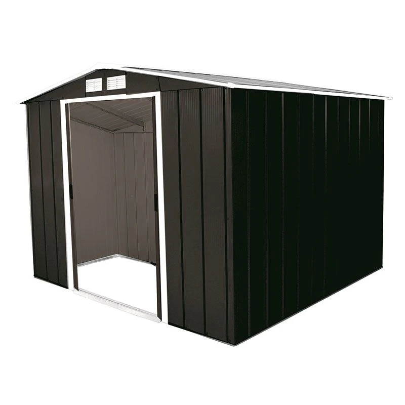 8' X 8' Sapphire Apex Anthracite Metal Shed (2.62m X 2.42m) 3 8' X 8' Sapphire Apex Anthracite Metal Shed (2.62m X 2.42m) - Image 3