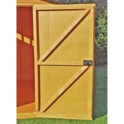 6' X 10' Shire Premium Security Apex Wooden Garden Shed (1.79m X 2.99m) -Halls || Lifetime || Keter Sales secs1006dsl 1aa 6x10 shire premium security shed door min