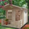 Shire Maulden 2.1m X 2.9m Log Cabin Summerhouse (19mm)