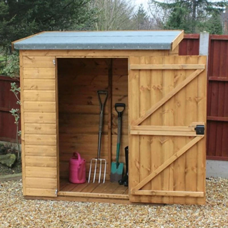 7' X 3' Traditional Shiplap Pent Wooden Garden Tool Storage Shed (2.14m X 0.91m) 1 7' X 3' Traditional Shiplap Pent Wooden Garden Tool Storage Shed (2.14m X 0.91m)