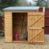 9' X 3' Traditional Shiplap Pent Wooden Garden Tool Storage Shed (2.74m X 0.91m)