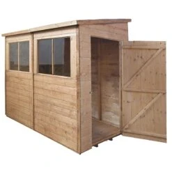 8'3 X 4' Mercia Shiplap Pent Wooden Garden Shed (2.51m X 1.21m) -Halls || Lifetime || Keter Sales si 001 004 0028bun 6 min