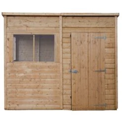 8'3 X 4' Mercia Shiplap Pent Wooden Garden Shed (2.51m X 1.21m) -Halls || Lifetime || Keter Sales si 001 004 0028bun 7 min