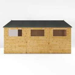 15' X 10' Mercia Shiplap Apex Workshop (4.5m X 3.2m) -Halls || Lifetime || Keter Sales si 001 004 0098 15x10 workshop render2 min
