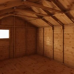 14' X 10' Mercia Shiplap Reverse Apex Workshop (4.2m X 3.2m) -Halls || Lifetime || Keter Sales si 001 004 0112 14x10 workshop feature1 min