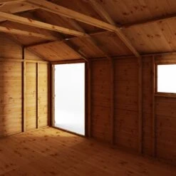 14' X 10' Mercia Shiplap Reverse Apex Workshop (4.2m X 3.2m) -Halls || Lifetime || Keter Sales si 001 004 0112 14x10 workshop feature2 min