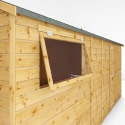14' X 10' Mercia Shiplap Reverse Apex Workshop (4.2m X 3.2m) -Halls || Lifetime || Keter Sales si 001 004 0112 14x10 workshop feature3 min