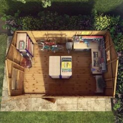 15' X 10' Mercia Shiplap Reverse Apex Workshop (4.5m X 3.2m) -Halls || Lifetime || Keter Sales si 001 004 0113 15x10 workshop feature5 min