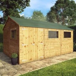 New Arrival 11 15' X 10' Mercia Shiplap Reverse Apex Workshop (4.5m X 3.2m)