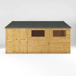 15' X 10' Mercia Shiplap Reverse Apex Workshop (4.5m X 3.2m) -Halls || Lifetime || Keter Sales si 001 004 0113 15x10 workshop render1 min