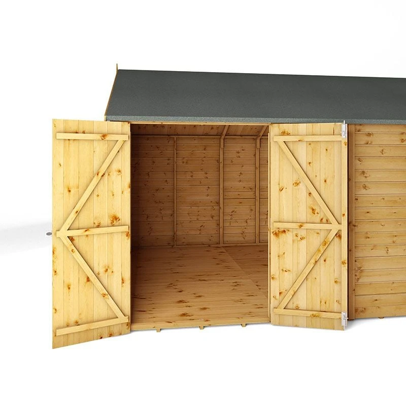 18' X 10' Mercia Shiplap Reverse Apex Workshop (5.4m X 3.2m) 12 18' X 10' Mercia Shiplap Reverse Apex Workshop (5.4m X 3.2m) - Image 12