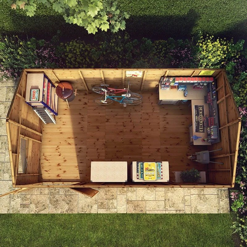 18' X 10' Mercia Shiplap Reverse Apex Workshop (5.4m X 3.2m) 5 18' X 10' Mercia Shiplap Reverse Apex Workshop (5.4m X 3.2m) - Image 5