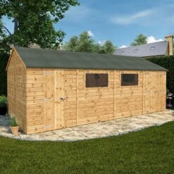 New Arrival 7 20' X 10' Mercia Shiplap Reverse Apex Workshop (6m X 3.2m)